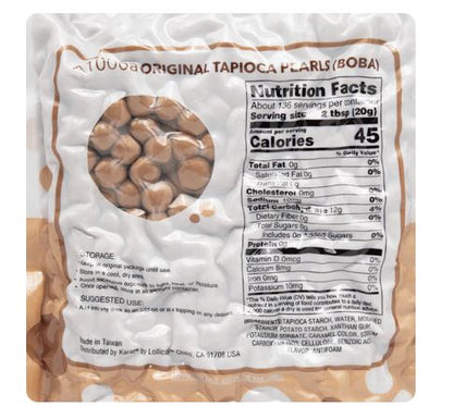 Case of Regular Boba-Tapioca (6.0 lbs x 6 bags)