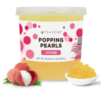 Lychee TeaZone Popping Pearls GOURMET-Series (7-lbs)