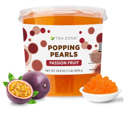 Passion Fruit TeaZone Popping Pearls GOURMET-Series (7-lbs)
