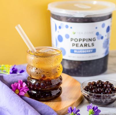 Blueberry TeaZone Popping Pearls GOURMET-Series (7-lbs)
