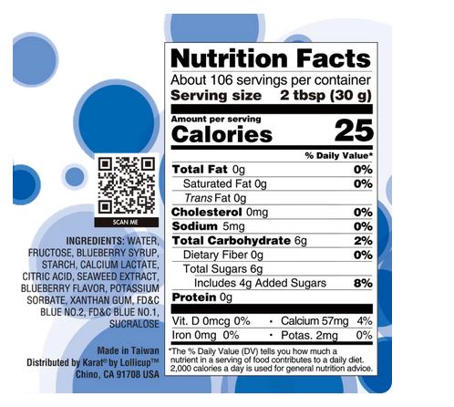 Blueberry TeaZone Popping Pearls GOURMET-Series (7-lbs)
