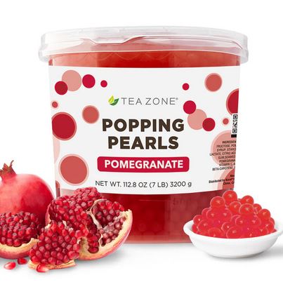 Pomegranate TeaZone Popping Pearls GOURMET-Series (7-lbs)