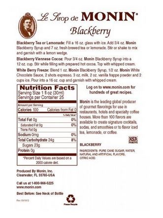 Monin Blackberry Syrup