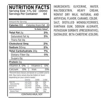 Da Vinci SugarFREE caramel sauce 64oz - New bottle design