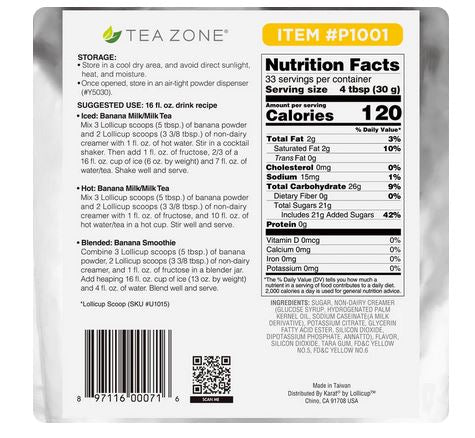 Banana Boba Tea - Bubble Tea Powder