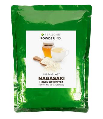 Tea Zone Milk Tea Blast - Nagasaki Savory Honey Green Tea Flavor (2.2lbs)