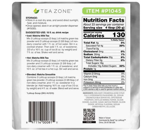 Matcha (Green Tea) Boba Tea - Bubble Tea Powder