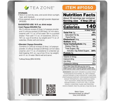 Papaya Boba Tea - Bubble Tea Powder