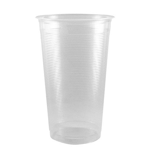 700cc (24 oz) Clear PP Clear Good Flag, AO-flat rim, Ribbed