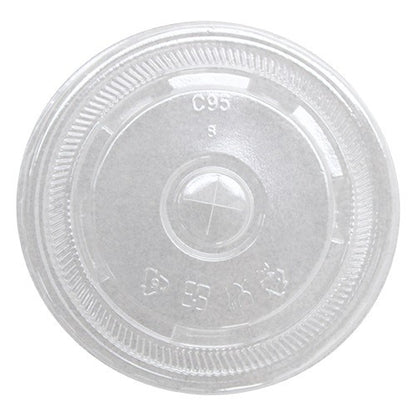 Flat Lids for 9" 22 Translucent Cups (PP, 95mm)