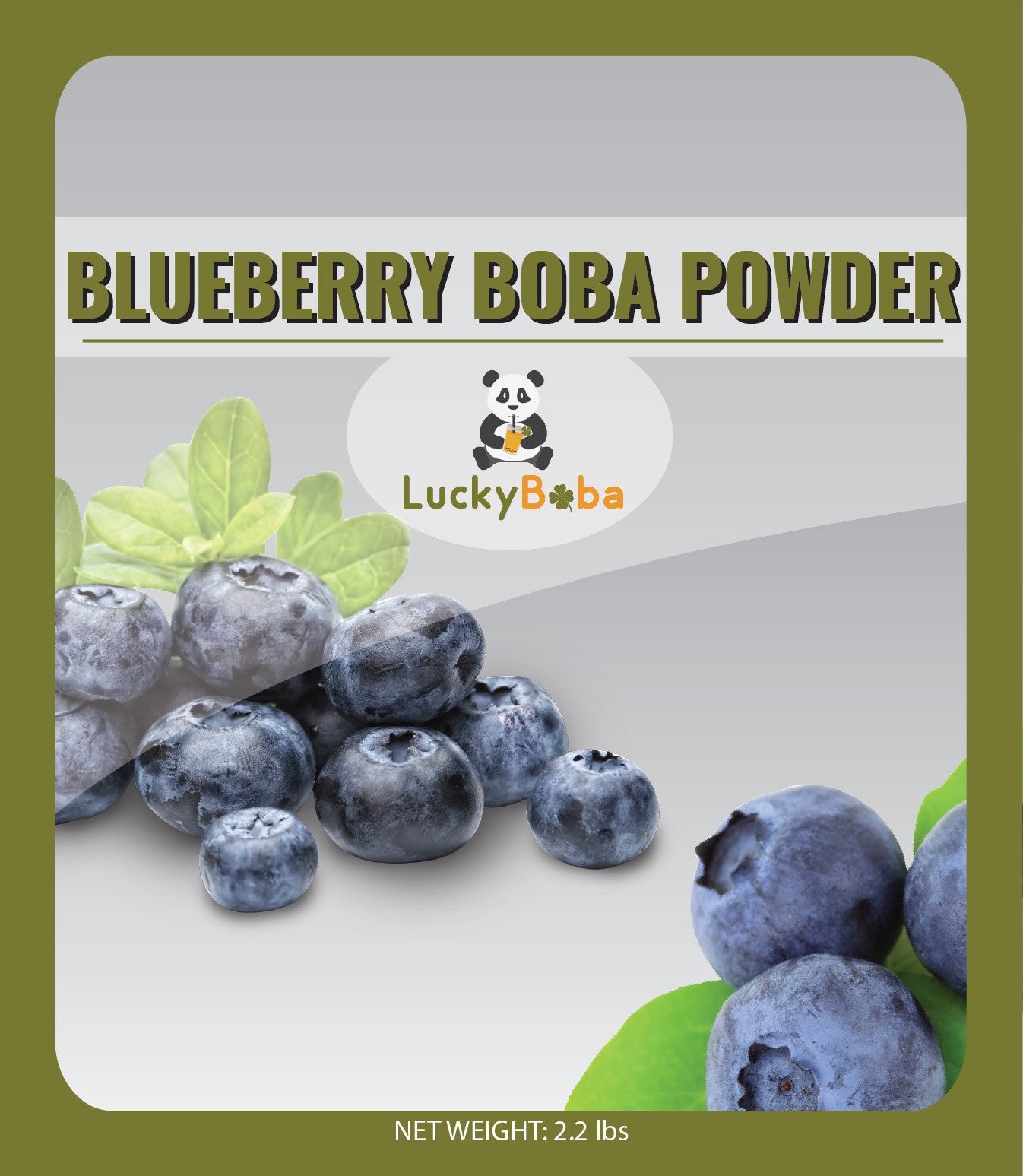 Blueberry Bubble Tea Powder
