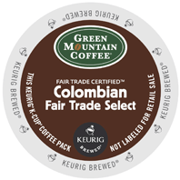 Green Mountain Coffee Colombian Fair Trade Select Kcups 24 count