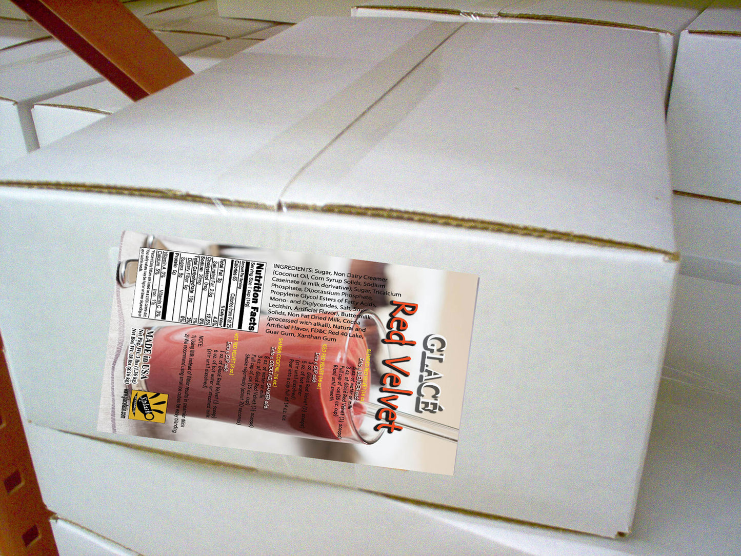 Glace Red Velvet (18-lb case)