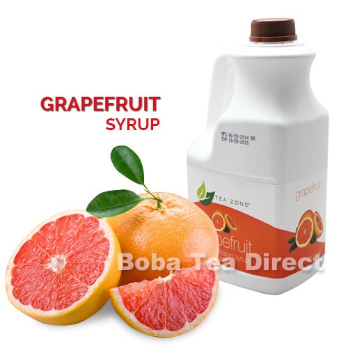 Grapefruit Boba Tea - Bubble Tea Syrup (64 oz)