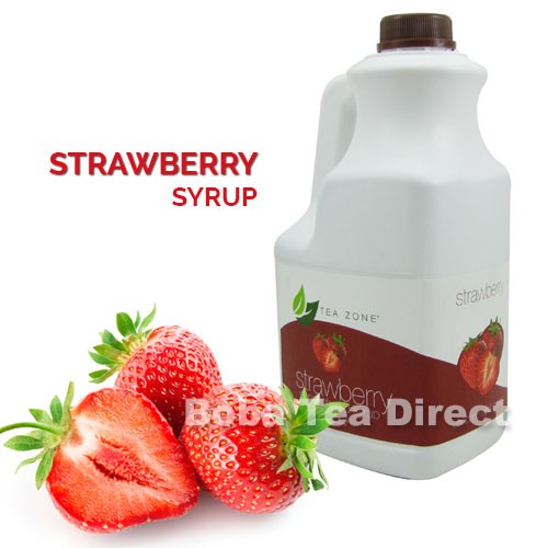 Strawberry Boba Tea - Bubble Tea Syrup (64 Fl oz)
