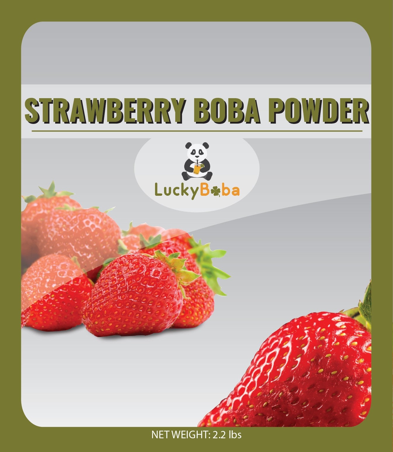 Strawberry Bubble Tea Powder