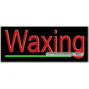 Waxing Neon Sign (13
