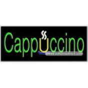 Cappuccino Neon Sign (13" x 32" x 3")