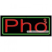 Pho Neon Sign (24" x 31" x 3")
