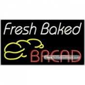 Fresh Baked Bread Neon Sign (20" x 37" x 3")