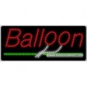 Balloon LED Sign (11" x 27" x 1")