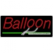 Balloon LED Sign (11" x 27" x 1")