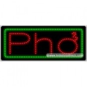 Pho LED Sign (11" x 27" x 1")