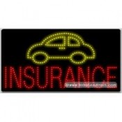(Car) Insurance LED Sign (17" x 32" x 1")