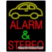Alarm & Stereo LED Sign (26