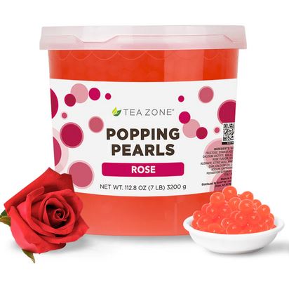 Rose TeaZone Popping Pearls GOURMET-Series (7-lbs) – Boba Tea Direct