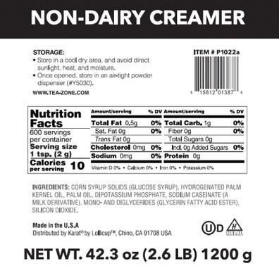 Case of Non-Dairy Creamer - 10bags-cs