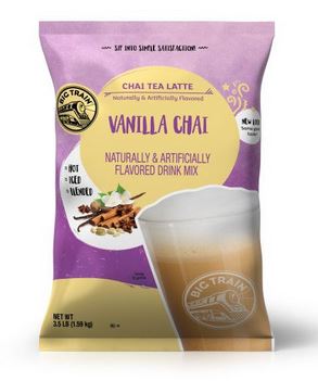 Big Train Vanilla Chai Tea Powder 3.5lbs Bag