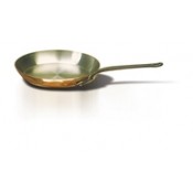 De Buyer 6465 Round Frying Pan, Diam: 8 3-4", Height: 1 1-4"