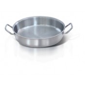 Homichef Shallow Saute Pan, Diam: 17 3-4", Height: 3 1-4"