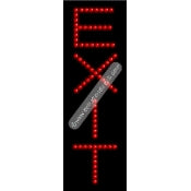 Exit LED Sign (21"x7"x1")