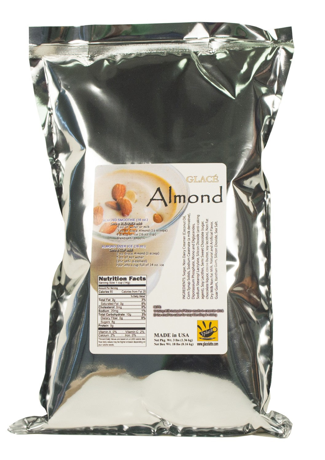 Glace Almond (3-lb pack)
