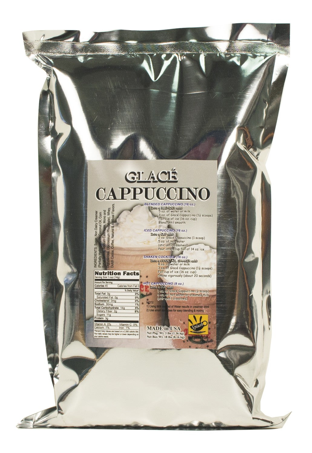 Glace Cappuccino (3-lb pack)