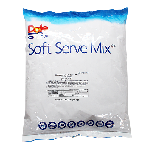 Dole Soft Serve Mix Raspberry (4.4lbs)