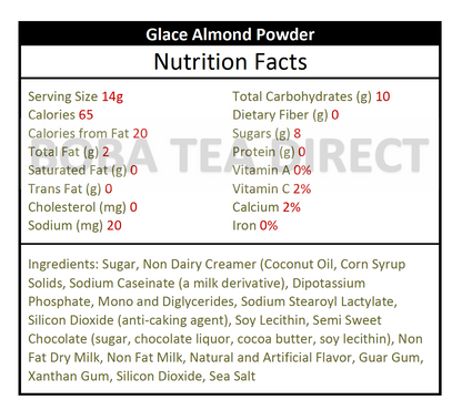 Glace Almond (18-lb case)