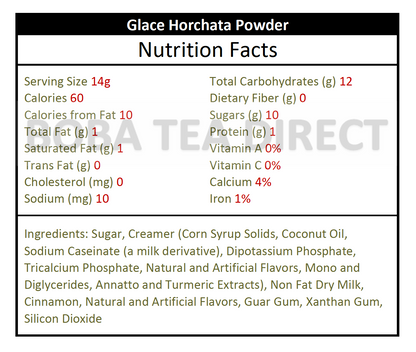 Glace Horchata (18-lb case)