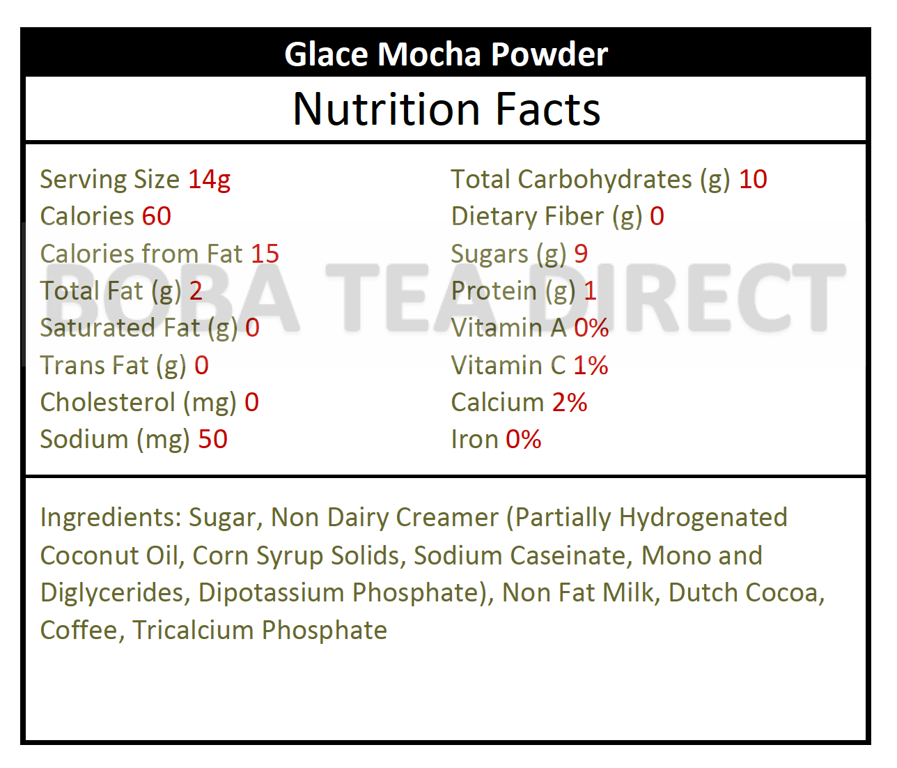 Glace Mocha (3-lb pack)