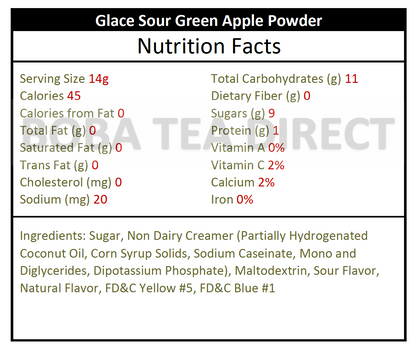 Glace Sour Green Apple (18-lb case)