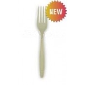 Compostable Fork, Heavy Weight (10*100-ctn), Natural