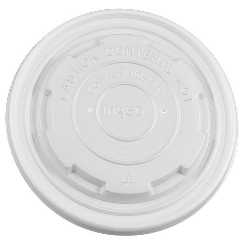 Karath Earth Compostable Eco-Friendly Food Container Lids for 12-16oz Containers