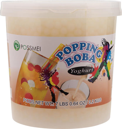 Yogurt Popping Boba (7-lbs)