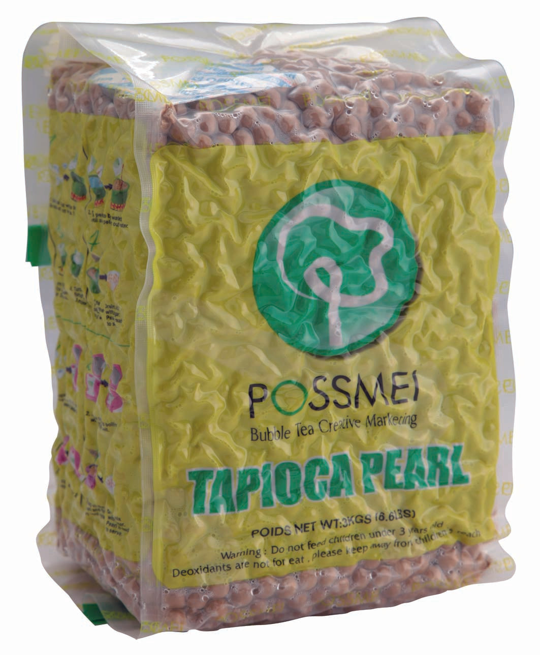 Possmei Black Premium Tapioca Pearls – Boba Tea Direct