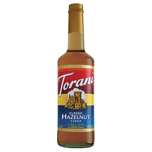 Torani CLASSIC Hazelnut Syrup 750mL