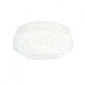 Karat PS Dome Lid For 24~32 oz Paper Cold-Hot Food Container (142mm) - 600pcs-case