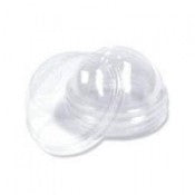 Dome Lids for 8, 10 oz PET cups (Karat, 78mm)