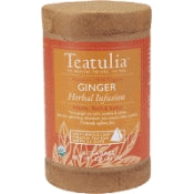 Teatulia 100% Organic Ginger Herbal Infusion Tea (Case)